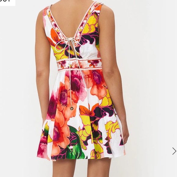 NWT CAMILLA Panelled Short DRESS PRETTY AS A POPPY - Picture 2 of 9